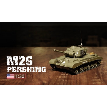 Ferngesteuerter Soundpanzer 1:30 U.S. M26 Pershing RTR 2,4 GHz – Heng Long 3841-0